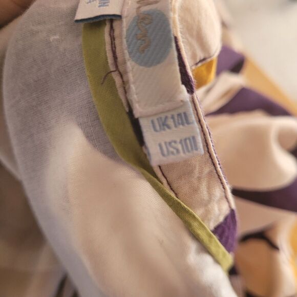 Boden size 10L dress maxi long flower open back lining zip - Picture 13 of 14